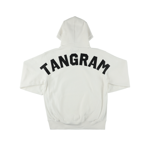 ARCH LOGO HEAVY WEIGHT HOODIE WHITE TGA-MF36