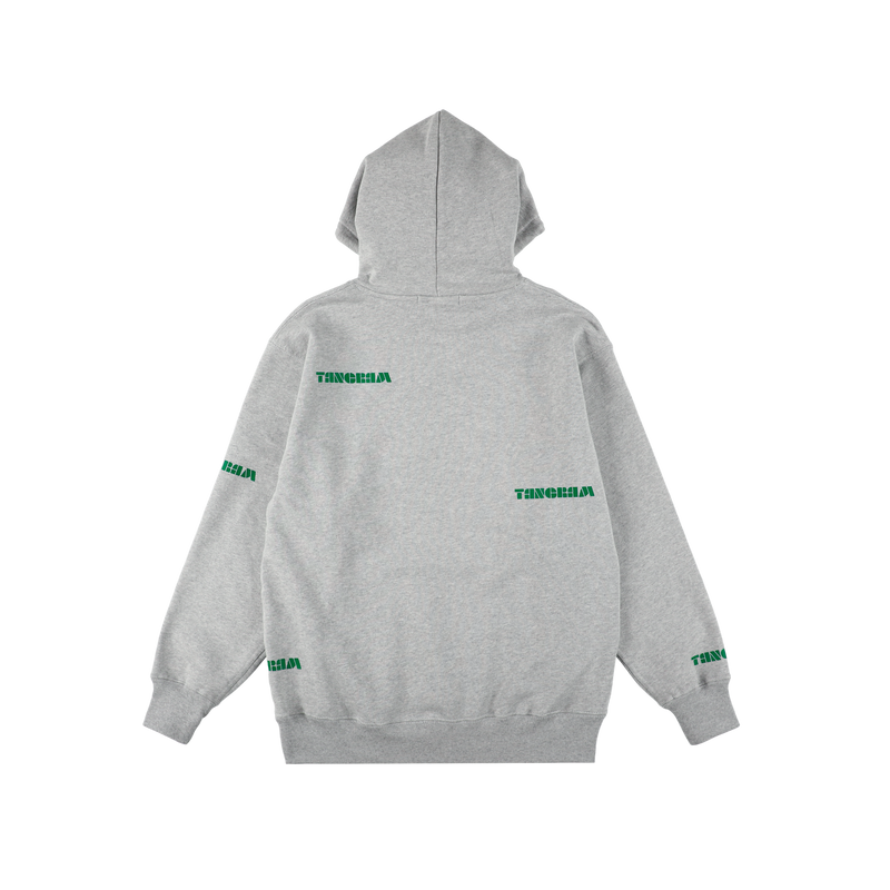 SCATTERED LOGO HEAVY WEIGHT HOODIE MIX GRAY TGA-MF37 – TANGRAM SCATTERED LOGO HEAVY WEIGHT HOODIE MIX GRAY TGA-MF37 – TANGRAM
