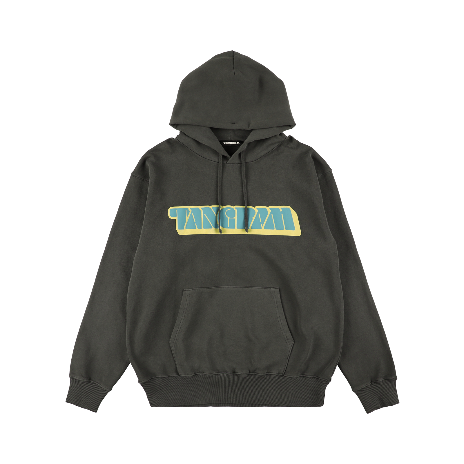 TGM PIGMENT DYE HOODIE PIGMENT BLACK TGA-MF42 – TANGRAM