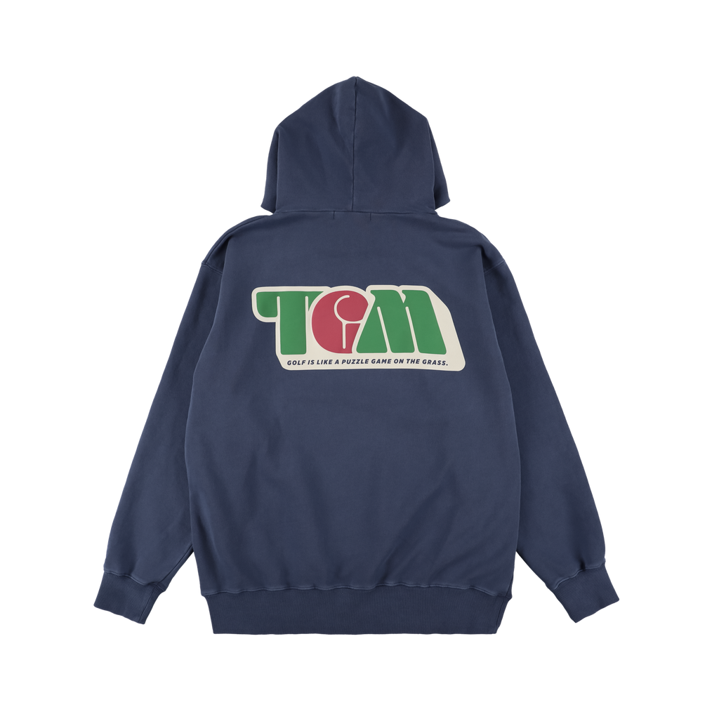 TGM PIGMENT DYE HOODIE PIGMENT NAVY TGA-MF42 – TANGRAM