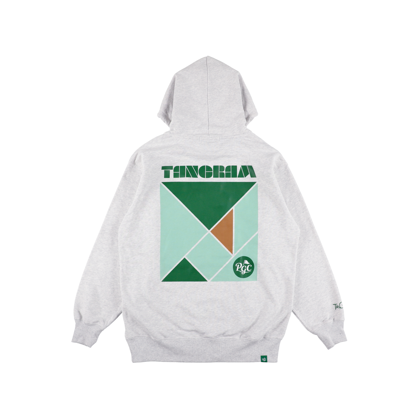PGC × TANGRAM HEAVY WEIGHT HOODIE ASH GRAY TGA-MF45