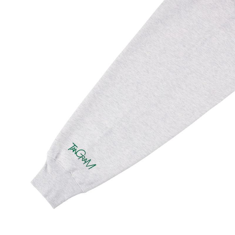 PGC × TANGRAM HEAVY WEIGHT HOODIE ASH GRAY TGA-MF45