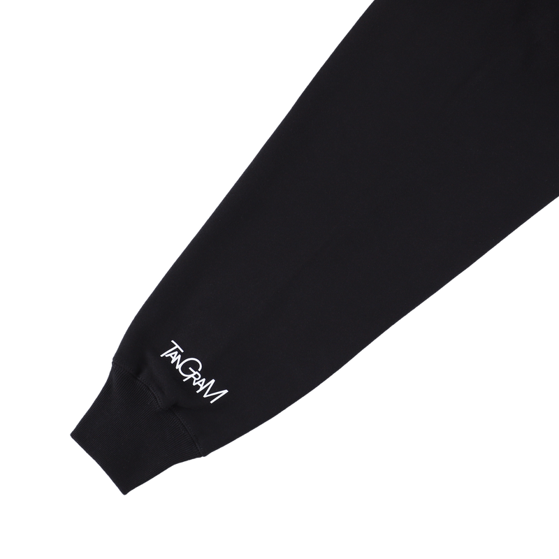 PGC × TANGRAM HEAVY WEIGHT HOODIE BLACK TGA-MF45