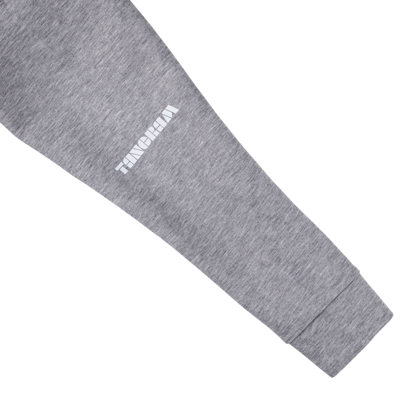 DOUBLE KNIT VERTICAL TURF LOGO HOODIE GRAY TGA-MF46