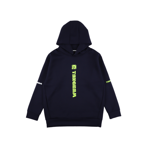 DOUBLE KNIT VERTICAL TURF LOGO HOODIE NAVY TGA-MF46