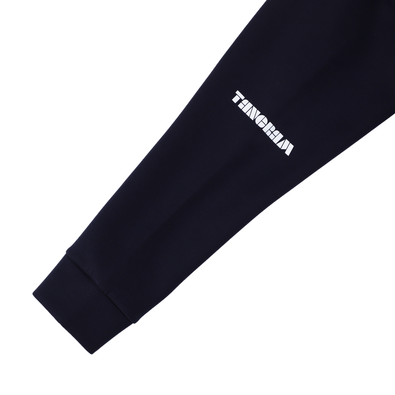 DOUBLE KNIT VERTICAL TURF LOGO HOODIE NAVY TGA-MF46