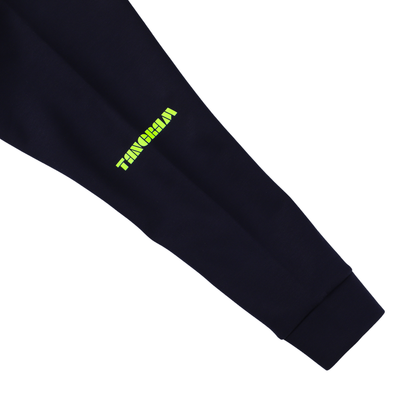 DOUBLE KNIT VERTICAL TURF LOGO HOODIE NAVY TGA-MF46