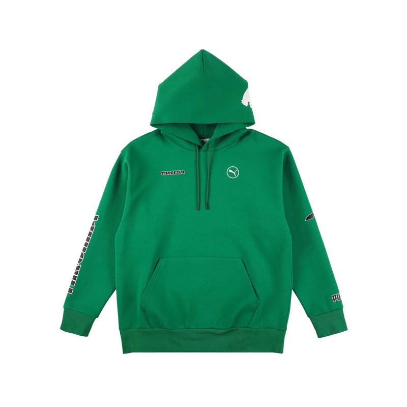 PUMA × TANGRAM DOUBLE KNIT HOODIE WILD GREEN TGA-MF50