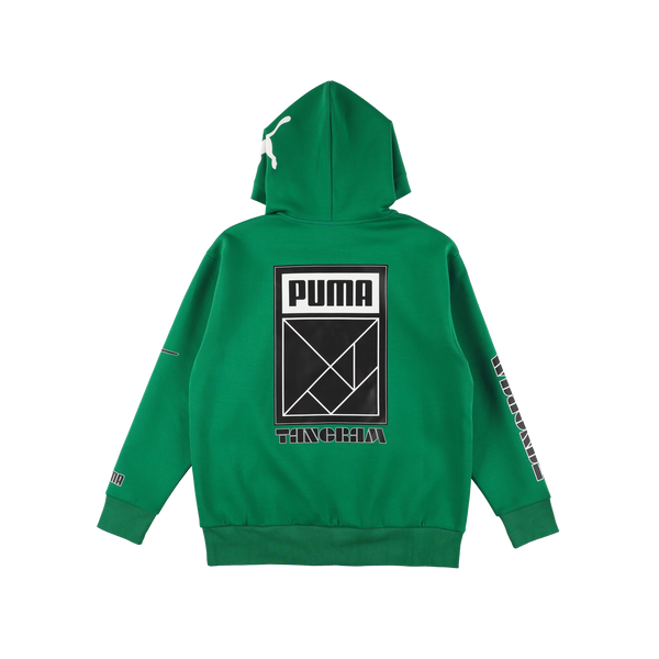 PUMA × TANGRAM DOUBLE KNIT HOODIE WILD GREEN TGA-MF50