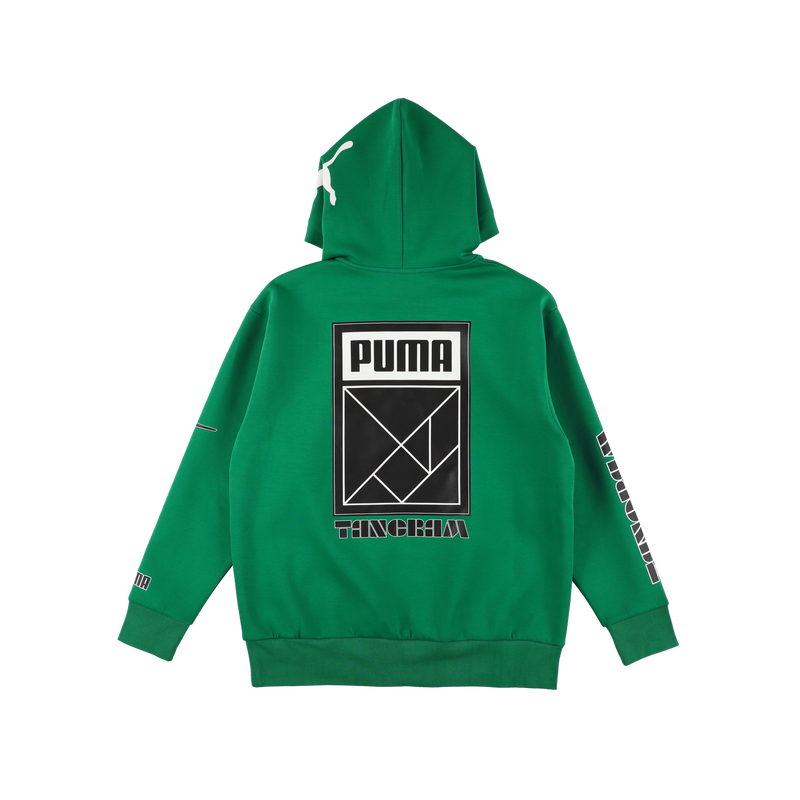 PUMA × TANGRAM DOUBLE KNIT HOODIE WILD GREEN TGA-MF50