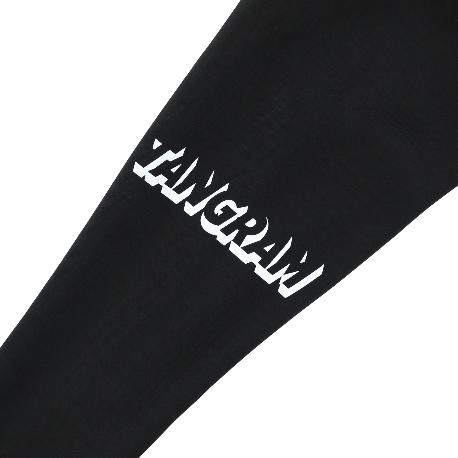 3D LOGO DOUBLE KNIT FULL ZIP HOODIE BLACK TGA-MF51 – TANGRAM