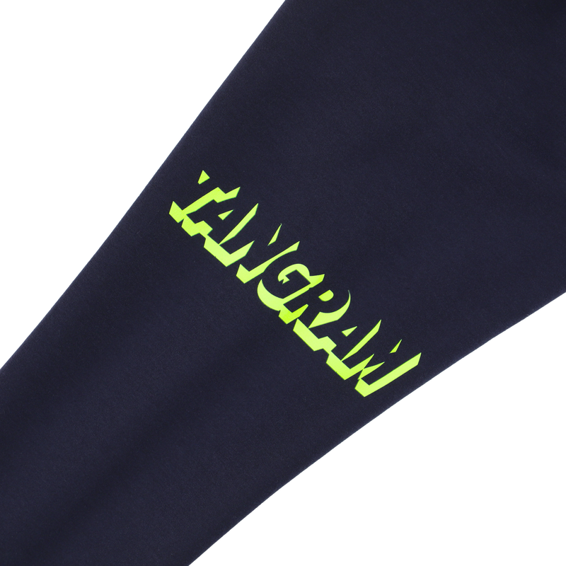 3D LOGO DOUBLE KNIT FULL ZIP HOODIE NAVY TGA-MF51