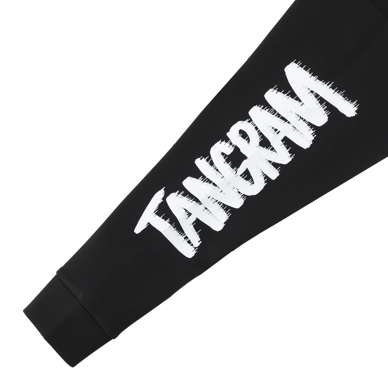 DOUBLE KNIT HANDWRITING LOGO HOODIE BLACK TGA-MF52 – TANGRAM