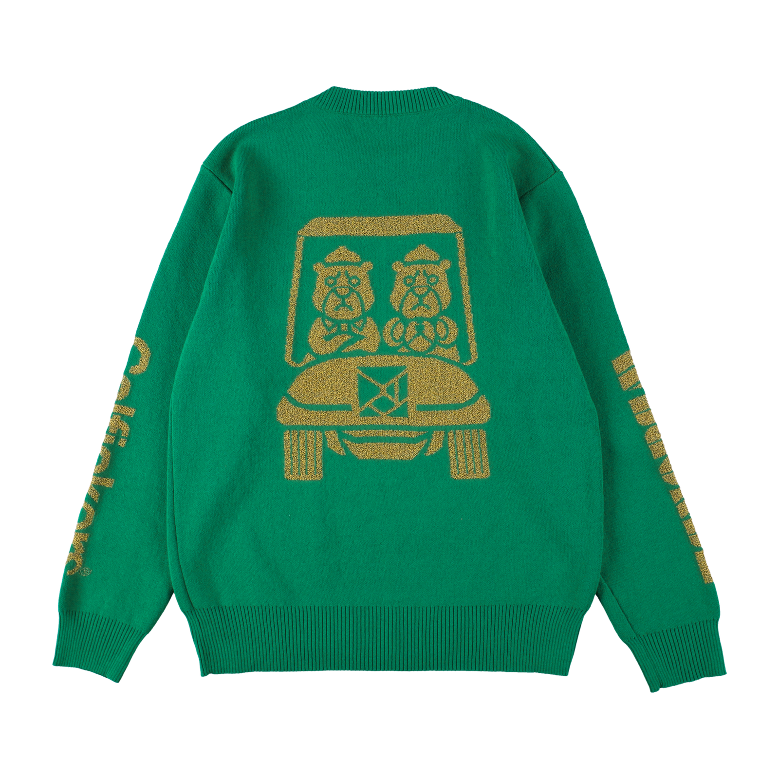 GOLFICKERS × TANGRAM KNIT GREEN TGA-MN13 GOLFICKERS × TANGRAM KNIT GREEN TGA-MN13