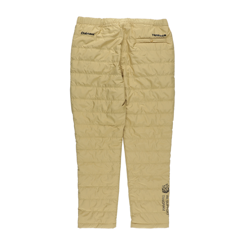 CLUBHAUS × TANGRAM INSULATED PANTS BEIGE TGA-MP24