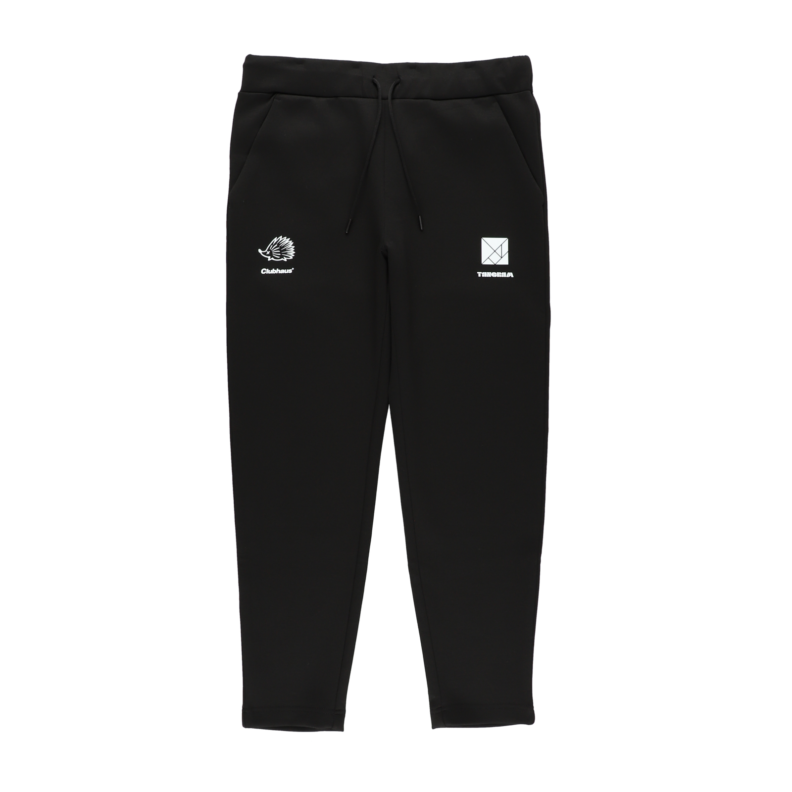 CLUBHAUS✕TANGRAM DICE DOUBLE KNIT PANTS CLUBHAUS × TANGRAM DICE DOUBLE KNIT PANTS BLACK TGA-MP55