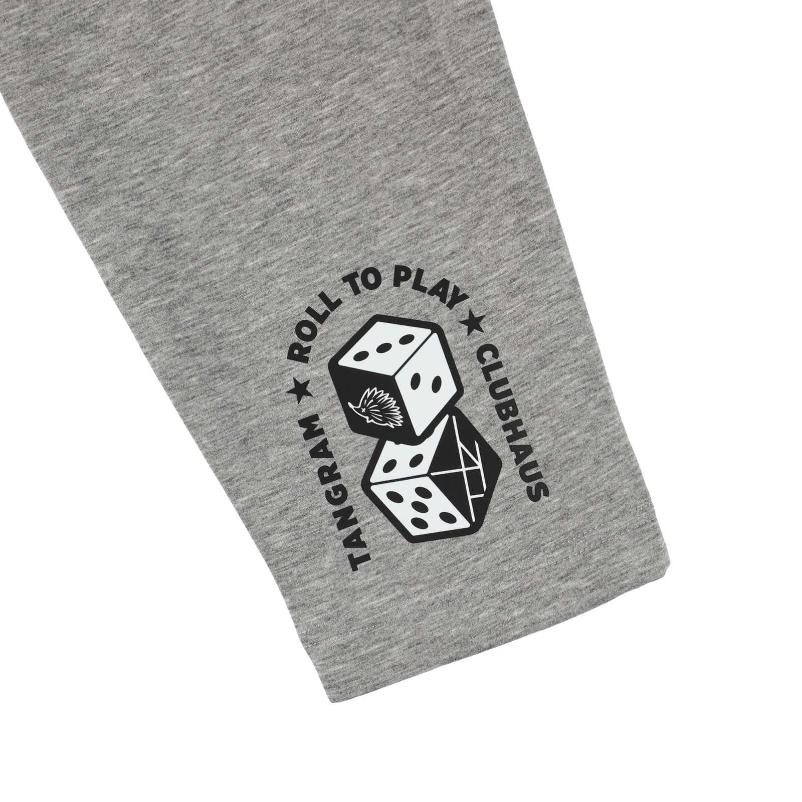 CLUBHAUS × TANGRAM DICE DOUBLE KNIT PANTS GRAY TGA-MP55