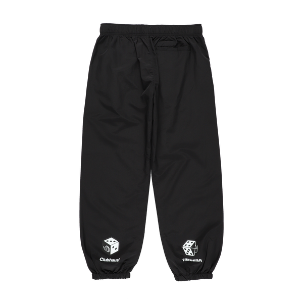 CLUBHAUS × TANGRAM DICE NYLON TRAINING PANTS  BLACK TGA-MP56