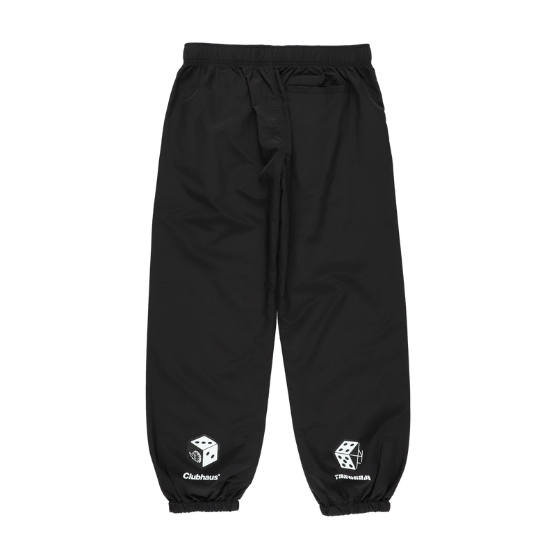 CLUBHAUS × TANGRAM DICE NYLON TRAINING PANTS  BLACK TGA-MP56