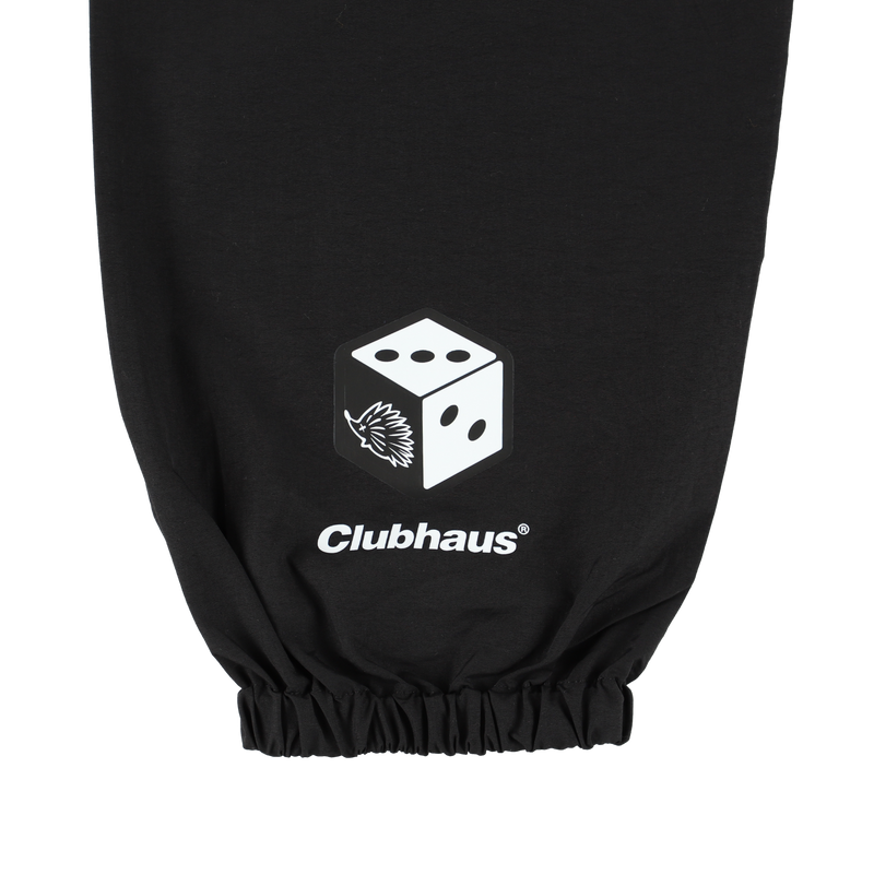 CLUBHAUS × TANGRAM DICE NYLON TRAINING PANTS  BLACK TGA-MP56