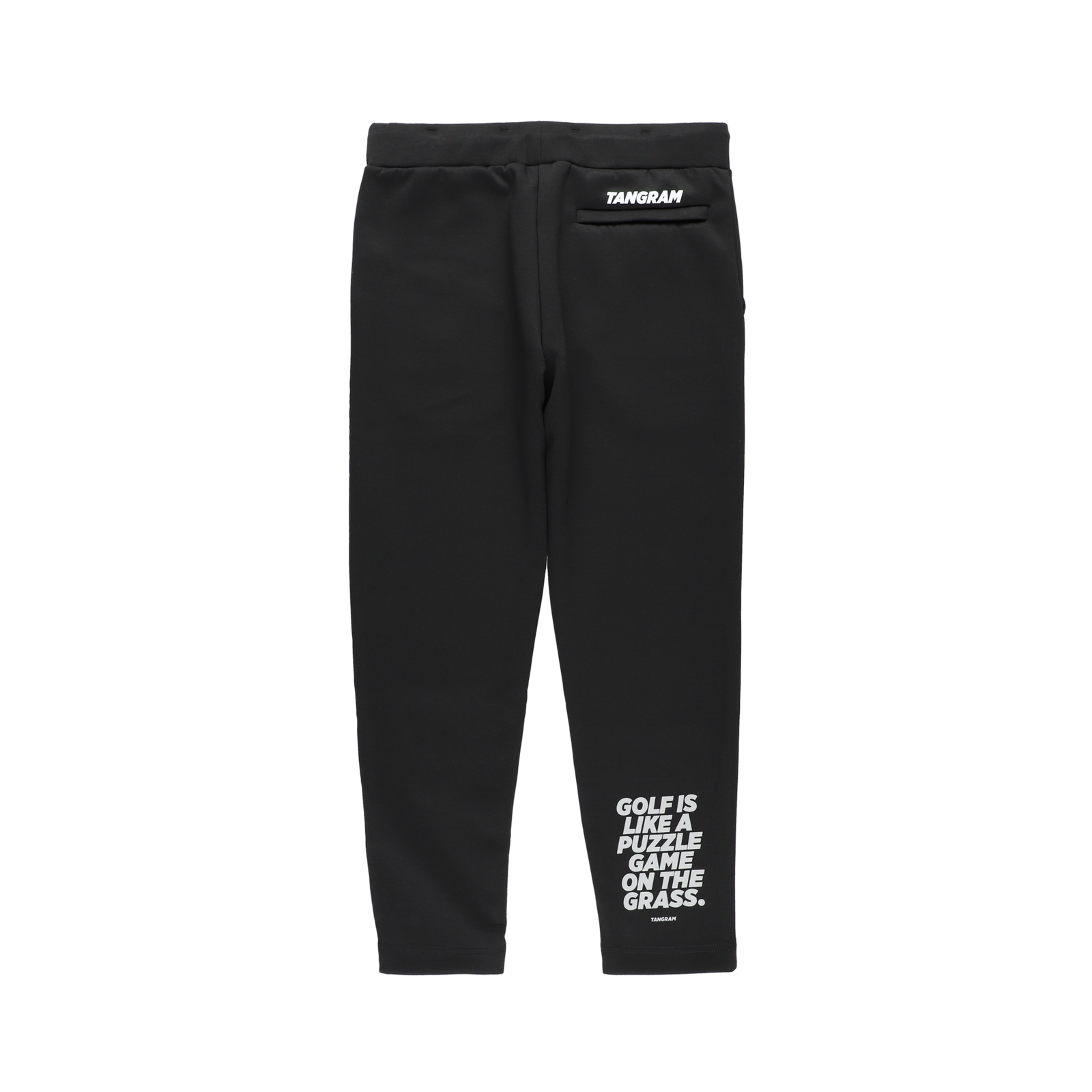 REFLECTOR BACK DOUBLE KNIT PANTS BLACK TGA-MP61 – TANGRAM
