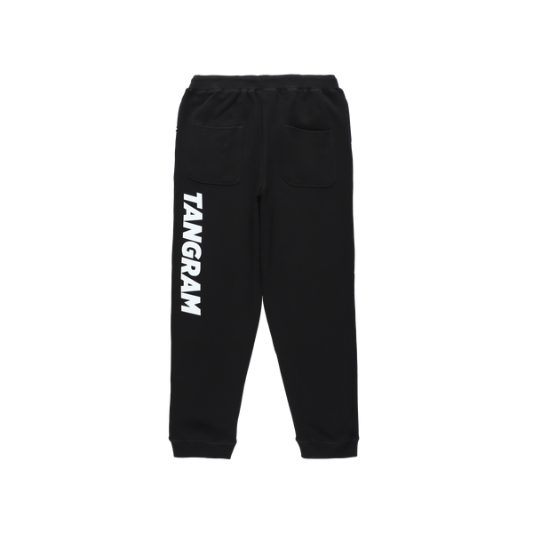 VERTICAL SLANT LOGO SWEAT PANTS BLACK TGA-MP62