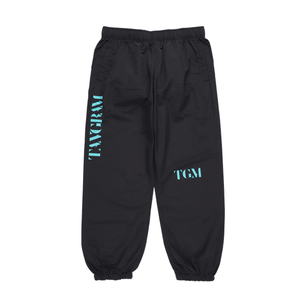 GOLF CLUB NYLON TRAINING PANTS BLACK TGA-MP82