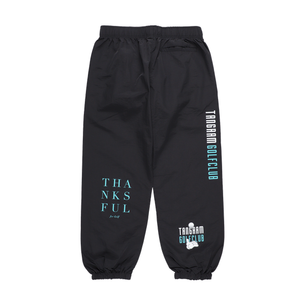 GOLF CLUB NYLON TRAINING PANTS BLACK TGA-MP82