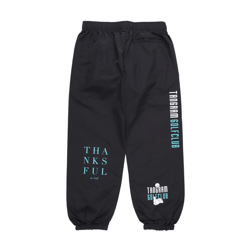 GOLF CLUB NYLON TRAINING PANTS BLACK TGA-MP82