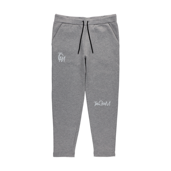 DOUBLE KNIT BIG TSL LOGO PANTS GRAY TGA-MP83