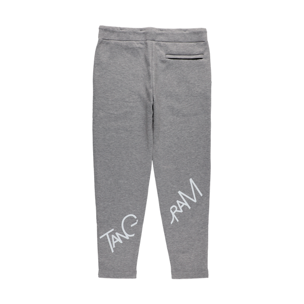 DOUBLE KNIT BIG TSL LOGO PANTS GRAY TGA-MP83