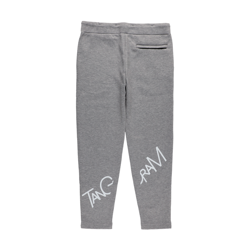 DOUBLE KNIT BIG TSL LOGO PANTS GRAY TGA-MP83