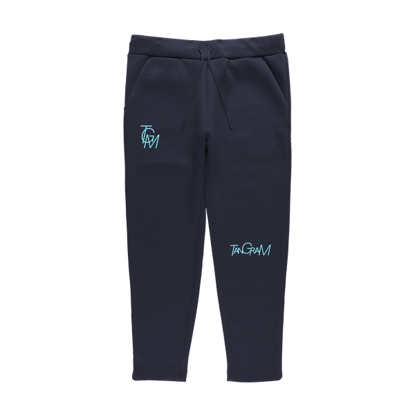 DOUBLE KNIT BIG TSL LOGO PANTS NAVY TGA-MP83
