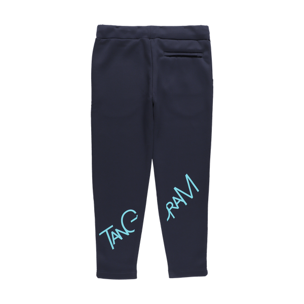 DOUBLE KNIT BIG TSL LOGO PANTS NAVY TGA-MP83