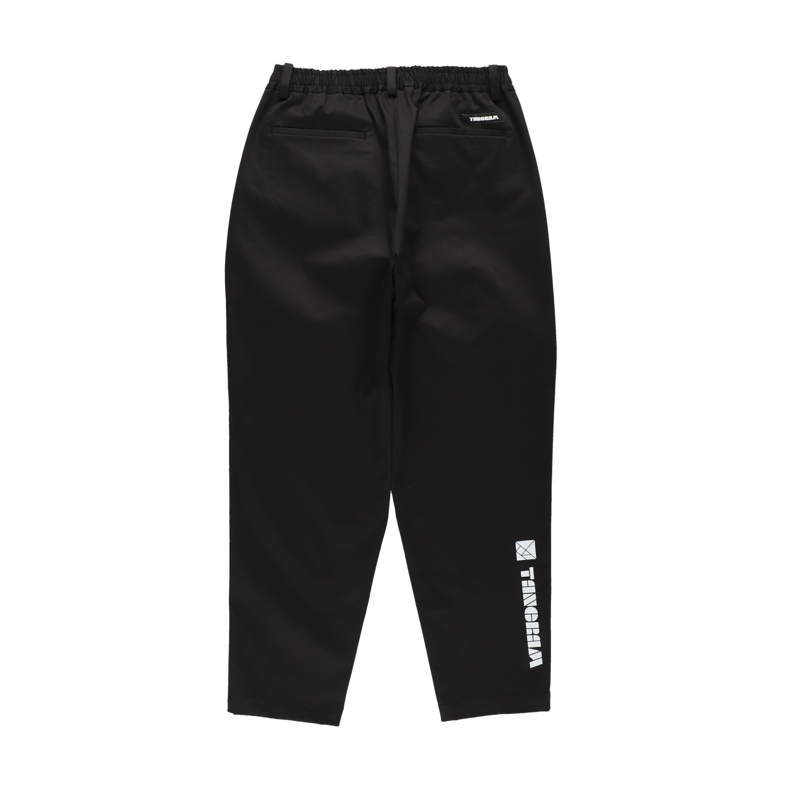 BASIC LOGO EASY PANTS BLACK TGA-MP84 – TANGRAM