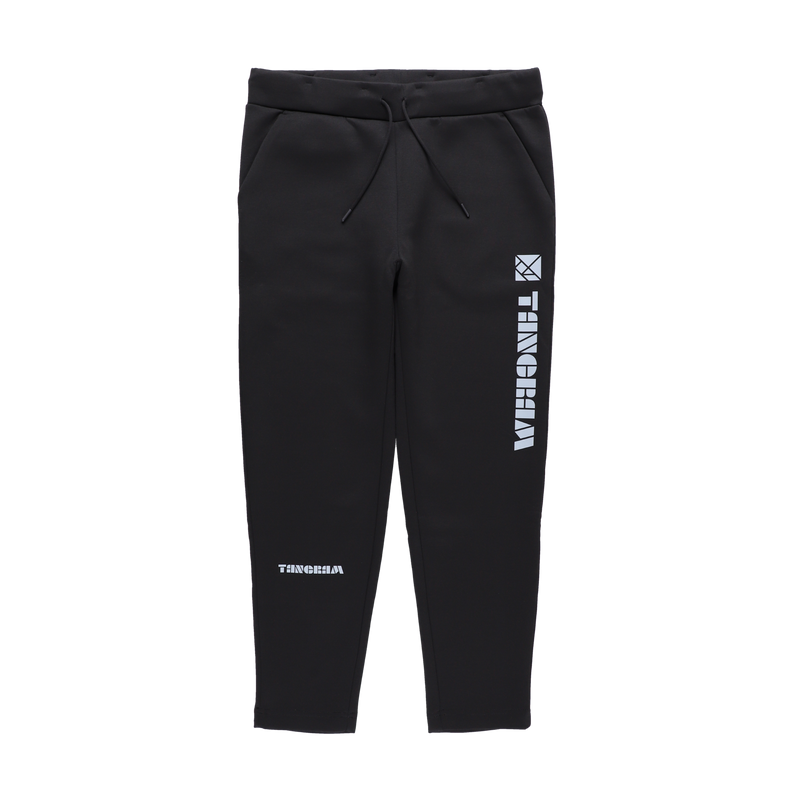 DOUBLE KNIT VERTICAL TURF LOGO PANTS BLACK TGA-MP85