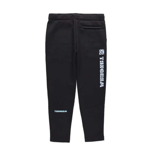 DOUBLE KNIT VERTICAL TURF LOGO PANTS BLACK TGA-MP85