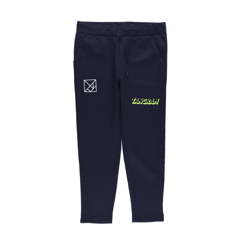 DOUBLE KNIT 3D LOGO PANTS NAVY TGA-MP88