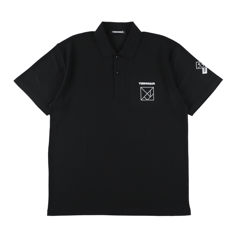 5525 × TANGRAM 5TH ANNIV. POLO SHIRTS BLACK TGS-MPL132
