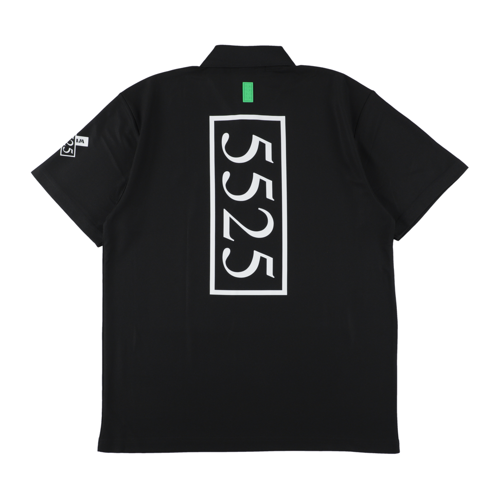 5525 × TANGRAM 5TH ANNIV. POLO SHIRTS BLACK TGS-MPL132