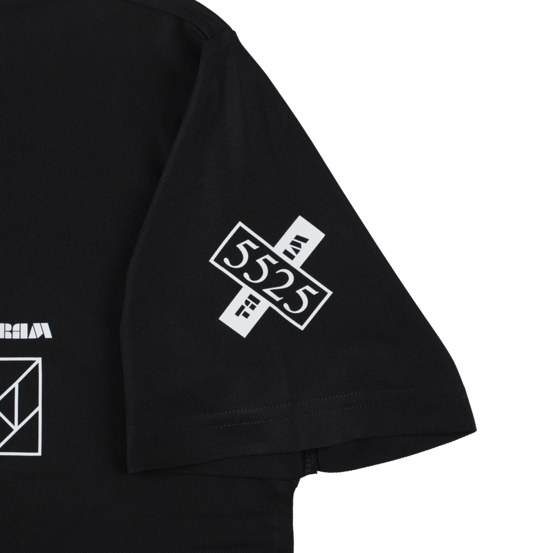 5525 × TANGRAM 5TH ANNIV. POLO SHIRTS BLACK TGS-MPL132