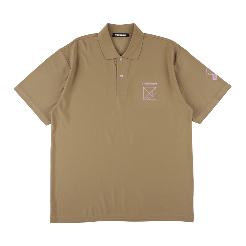 5525 × TANGRAM 5TH ANNIV. POLO SHIRTS KHAKI TGS-MPL132