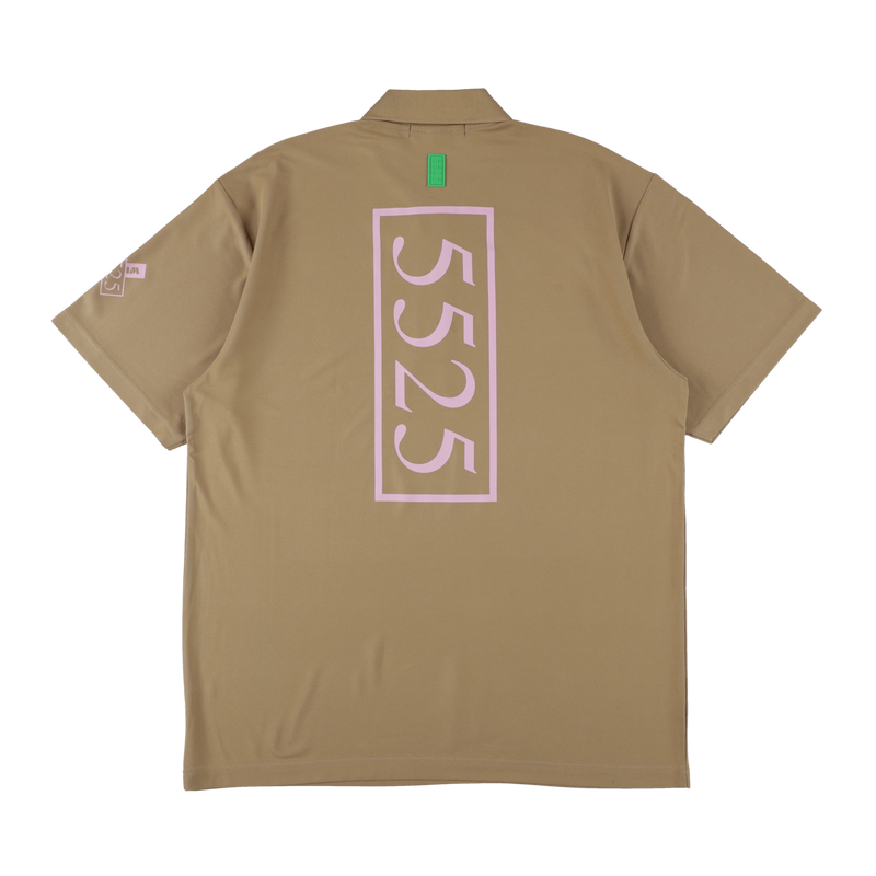5525 × TANGRAM 5TH ANNIV. POLO SHIRTS KHAKI TGS-MPL132