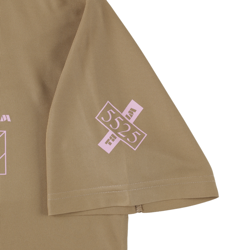 5525 × TANGRAM 5TH ANNIV. POLO SHIRTS KHAKI TGS-MPL132