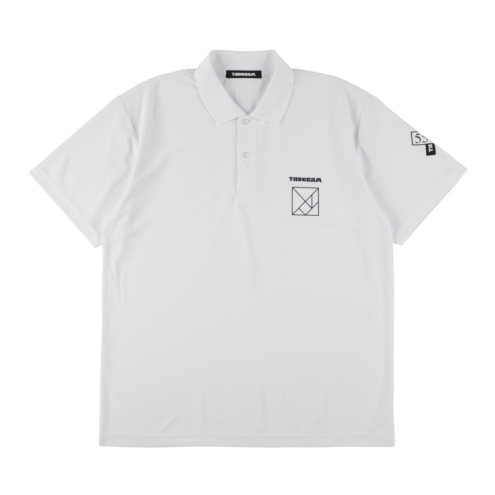 5525 × TANGRAM 5TH ANNIV. POLO SHIRTS WHITE TGS-MPL132