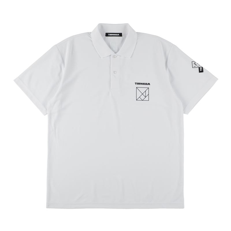 5525 × TANGRAM 5TH ANNIV. POLO SHIRTS WHITE TGS-MPL132