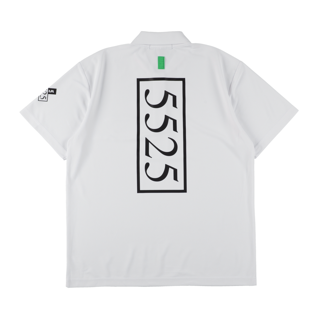 5525 × TANGRAM 5TH ANNIV. POLO SHIRTS WHITE TGS-MPL132