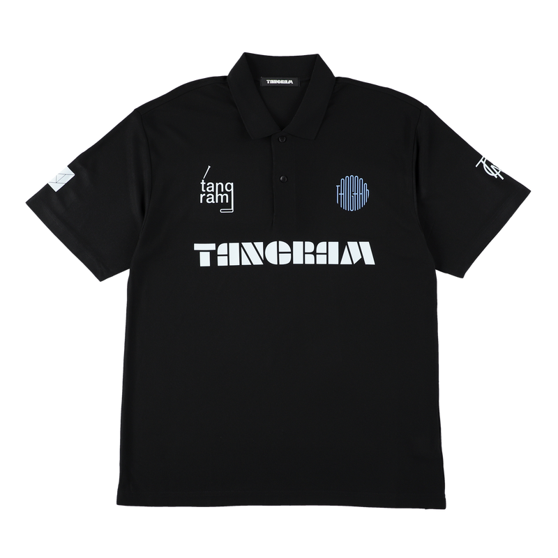 SQUAD POLO SHIRTS  BLACK TGA-MPL82