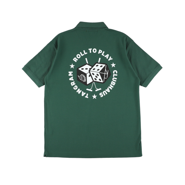 その他 clubhaus tangram CLUBHAUS × TANGRAM DICE POLO SHIRTS GREEN TGA-MPL84