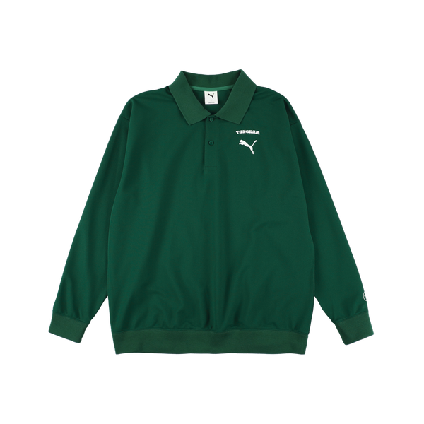 PUMA × TANGRAM POLO SHIRTS LS WILD GREEN TGA-MPL90